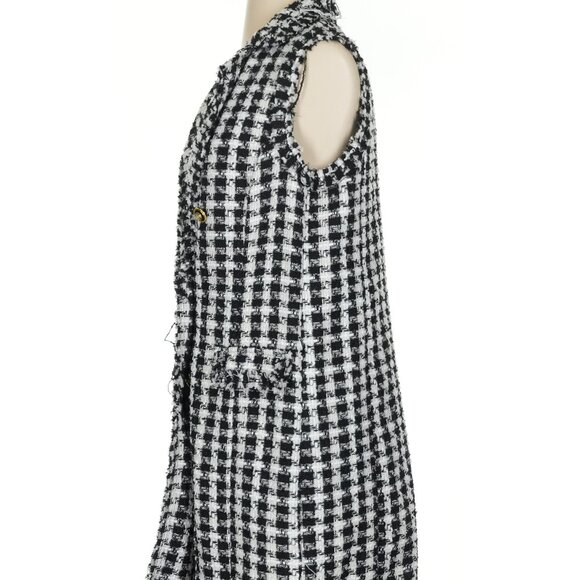 NWT Adrianna Papell long line houndstooth vest, Small - Picture 5 of 8
